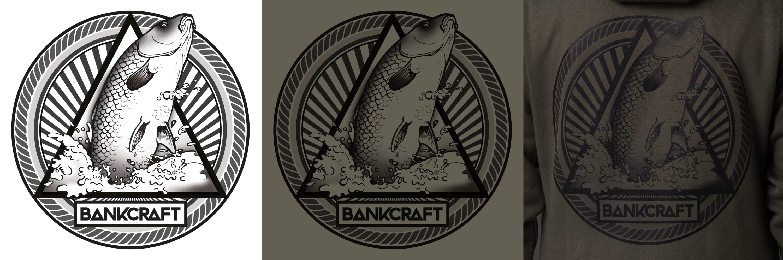 Boshing carp image logo design, design agency, leamington spa, graphic design warwickshire, creative agency warwick, littlefish, design agency leamington spa, midlands creative agency