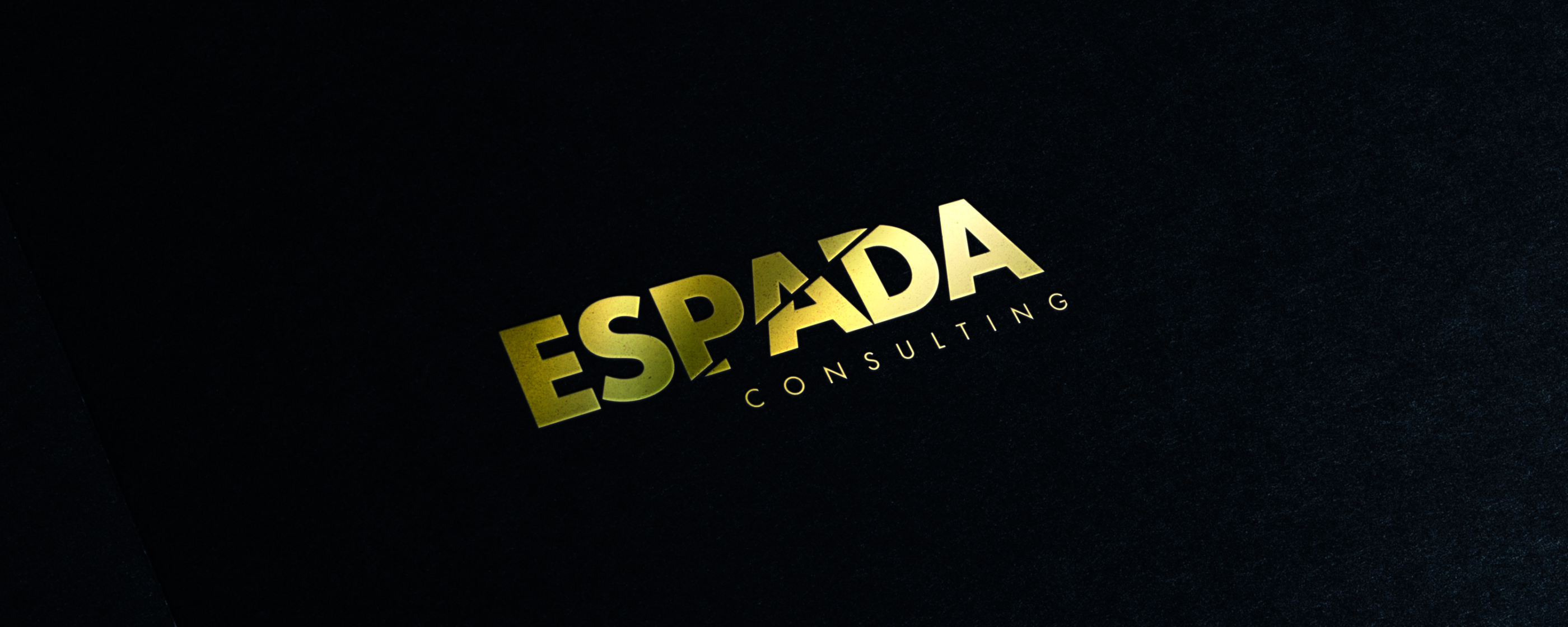 Espada gold logo logo development, logo design, branding, leamington spa, graphic design warwickshire, creative agency warwick, littlefish, design agency leamington spa, midlands creative agency