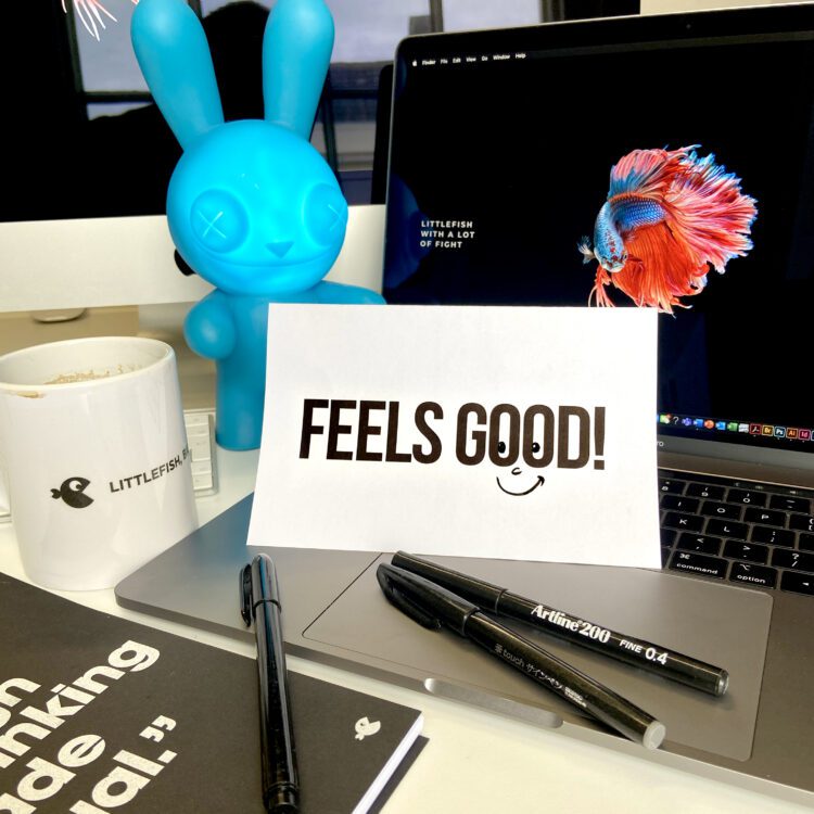 Back in the design studio design agency, leamington spa, graphic design warwickshire, creative agency warwick, littlefish, design agency leamington spa, midlands creative agency