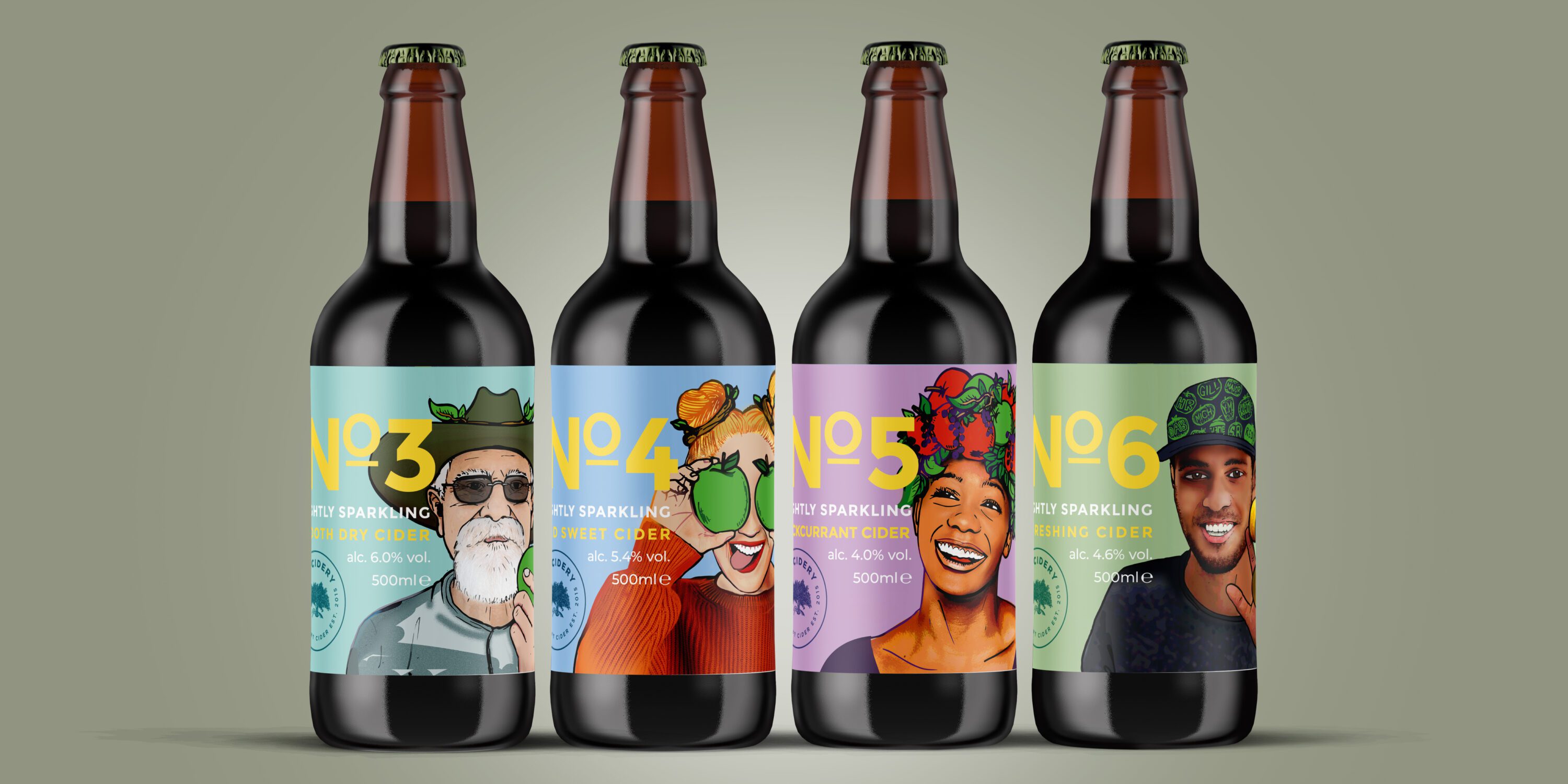 Napton Cidery branding redesign