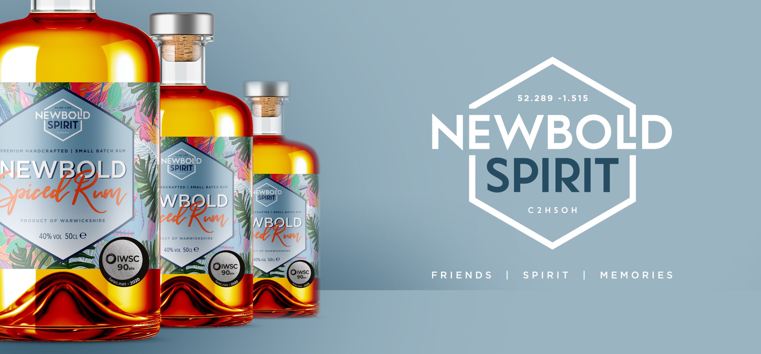 Newbold Spirit bottle design packaging, design agency, leamington spa, graphic design warwickshire, creative agency warwick, littlefish, design agency leamington spa, midlands creative agency