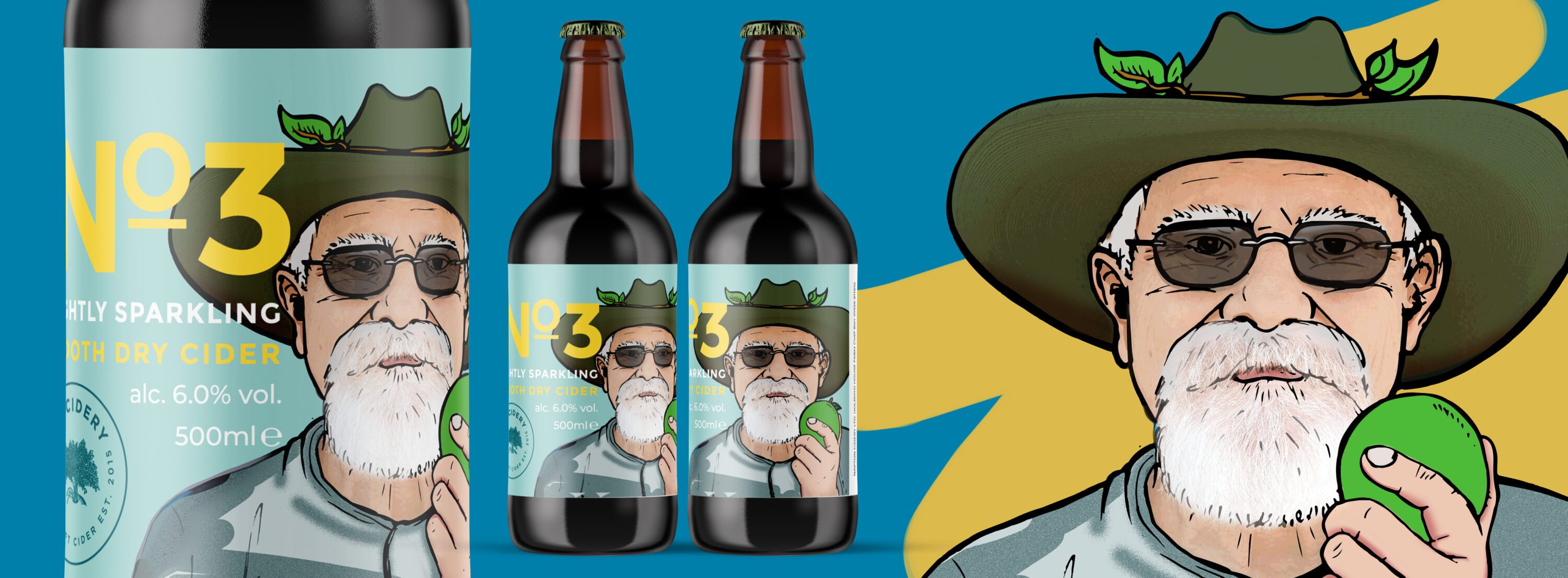 No3 bottles illustration, design agency, leamington spa, graphic design warwickshire, creative agency warwick, littlefish, design agency leamington spa, midlands creative agency